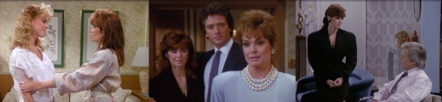 Jamie visits Pam shortly before leaving Dallas never to return. Sue Ellen gets the news about Jamie's death. Pam breaks the news to Cliff.