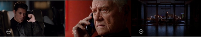 John Ross is having a late night phone conversation with JR who's in Mexico. A mystery person is heard to enter the room JR's in and fire two shots, killing him. John Ross shouts into the phone in the empty boardroom.
